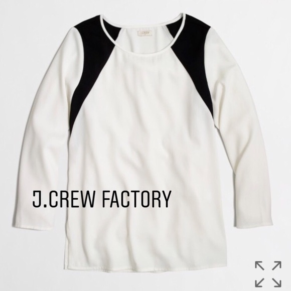 J.Crew Factory • Graphic Blouse - Picture 1 of 3